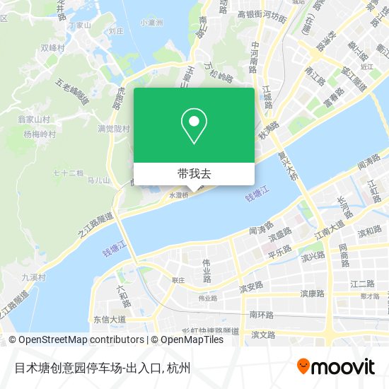目术塘创意园停车场-出入口地图