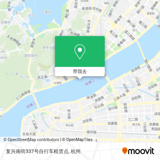 复兴南街337号自行车租赁点地图