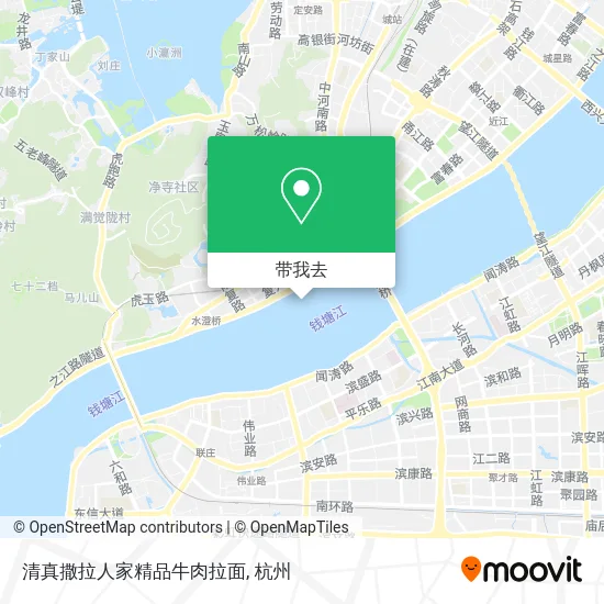 清真撒拉人家精品牛肉拉面地图