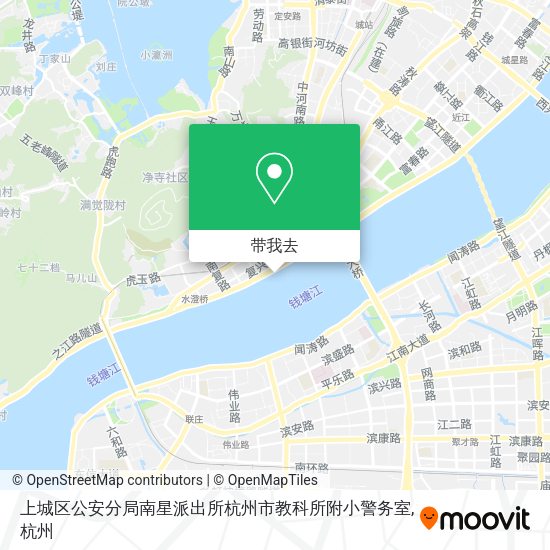 上城区公安分局南星派出所杭州市教科所附小警务室地图