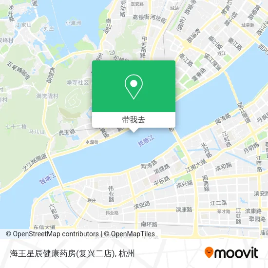 海王星辰健康药房(复兴二店)地图