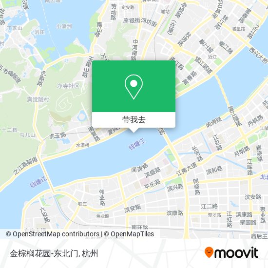 金棕榈花园-东北门地图