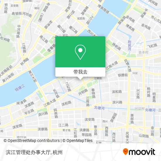 滨江管理处办事大厅地图