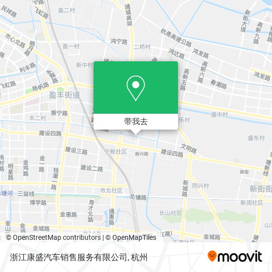 浙江康盛汽车销售服务有限公司地图