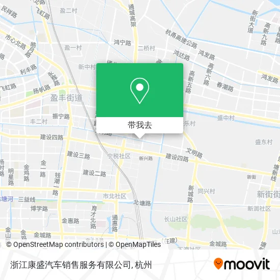 浙江康盛汽车销售服务有限公司地图
