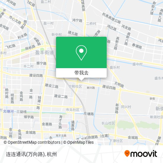 连连通讯(万向路)地图