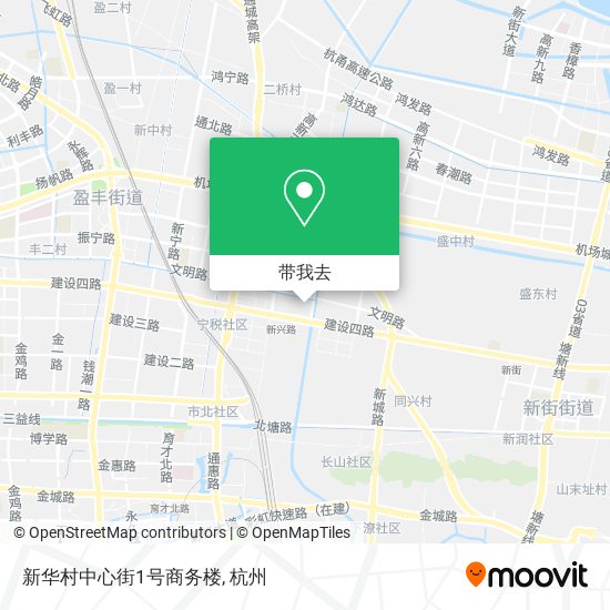新华村中心街1号商务楼地图
