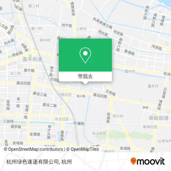 杭州绿色速递有限公司地图