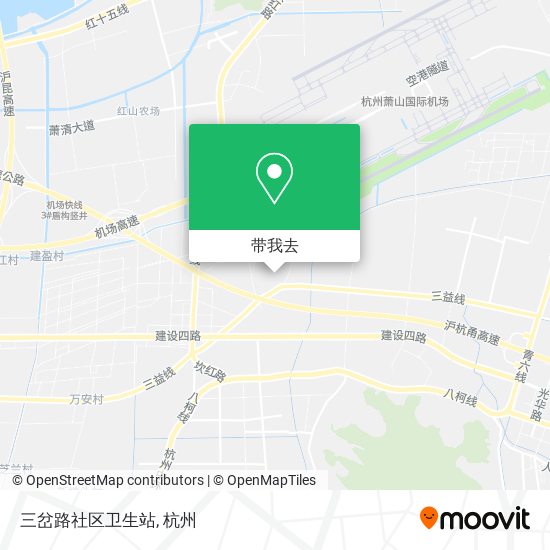 三岔路社区卫生站地图