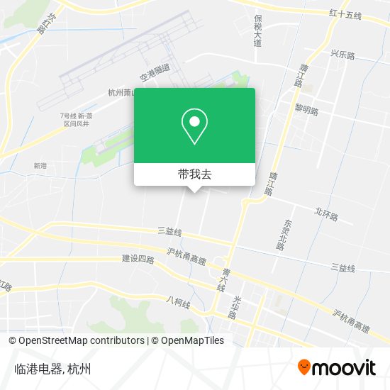 临港电器地图