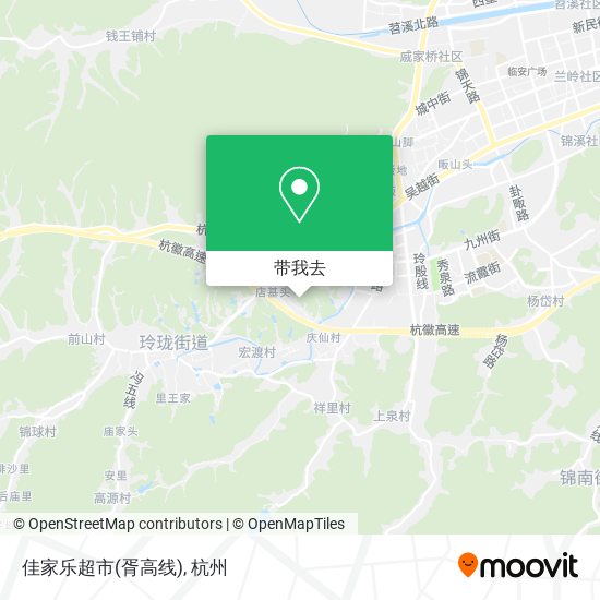 佳家乐超市(胥高线)地图