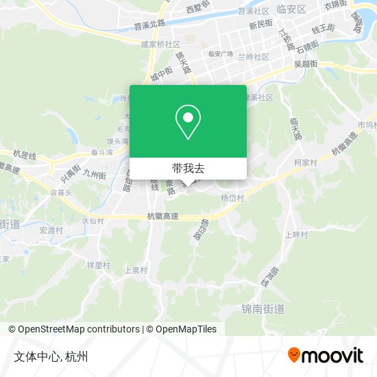 文体中心地图