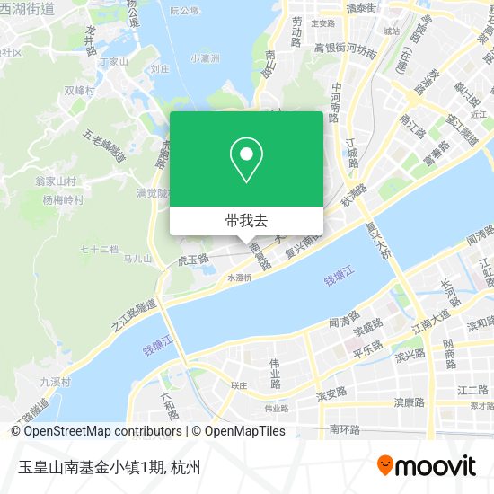 玉皇山南基金小镇1期地图