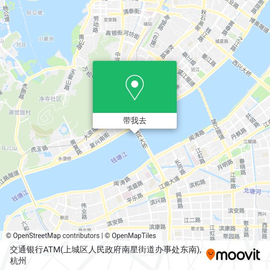 交通银行ATM(上城区人民政府南星街道办事处东南)地图