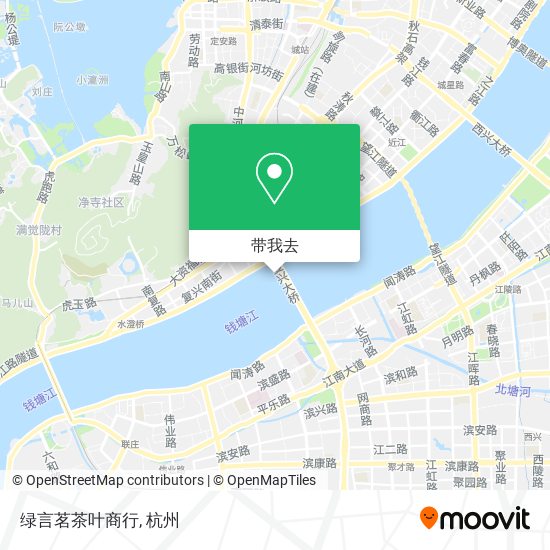 绿言茗茶叶商行地图