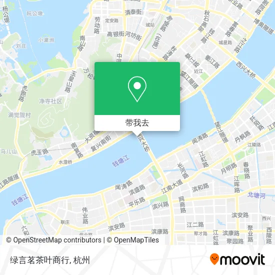 绿言茗茶叶商行地图