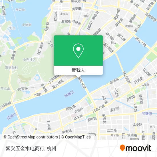 紫兴五金水电商行地图