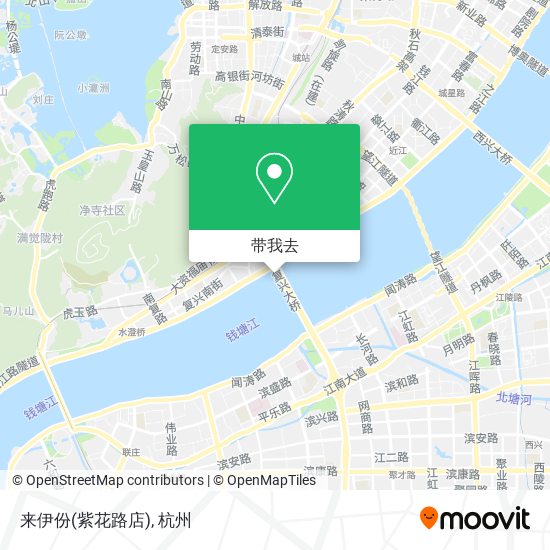 来伊份(紫花路店)地图