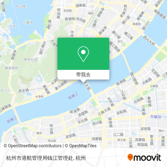 杭州市港航管理局钱江管理处地图