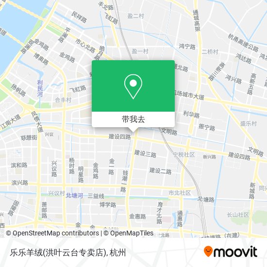 乐乐羊绒(洪叶云台专卖店)地图
