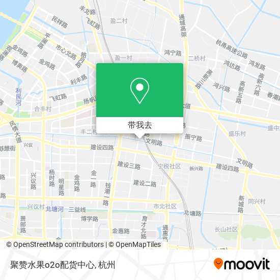 聚赞水果o2o配货中心地图