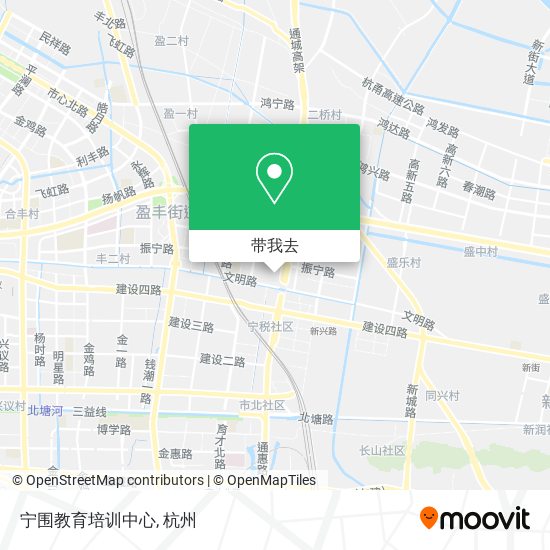 宁围教育培训中心地图
