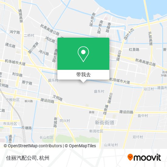 佳丽汽配公司地图