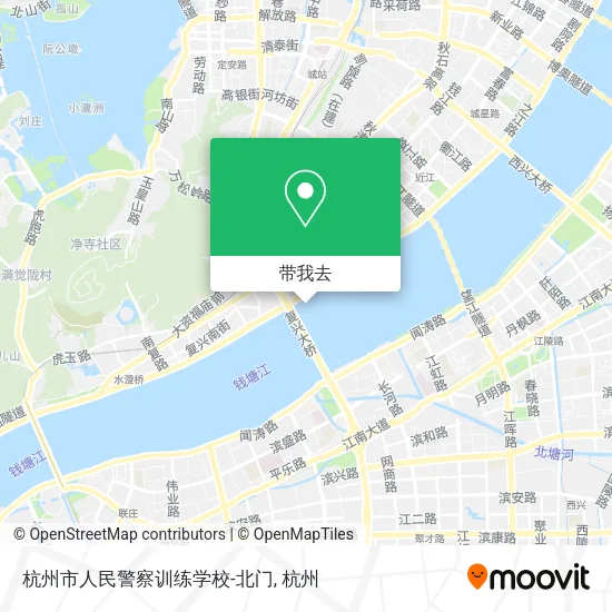 杭州市人民警察训练学校-北门地图