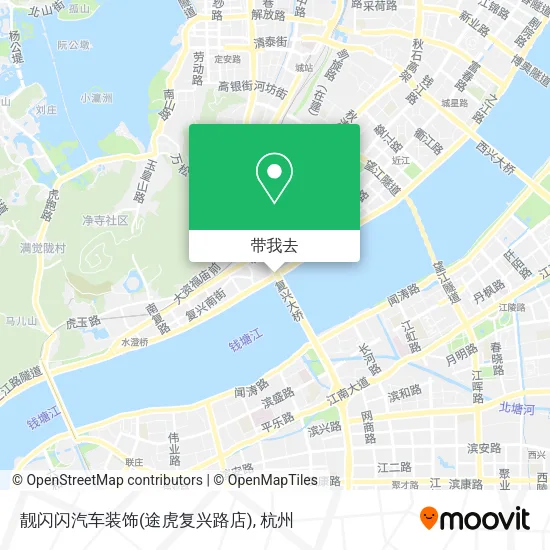 靓闪闪汽车装饰(途虎复兴路店)地图