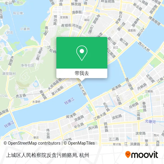 上城区人民检察院反贪污贿赂局地图