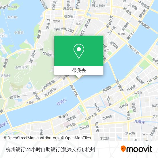 杭州银行24小时自助银行(复兴支行)地图