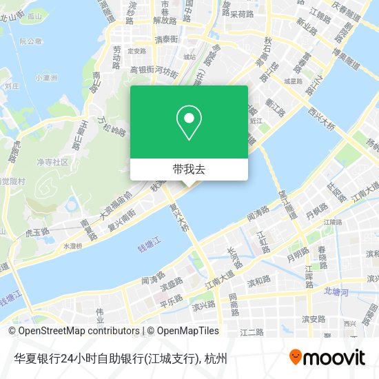 华夏银行24小时自助银行(江城支行)地图
