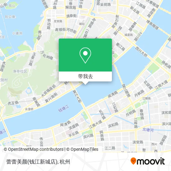 蕾蕾美颜(钱江新城店)地图