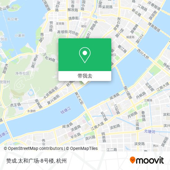 赞成.太和广场-8号楼地图