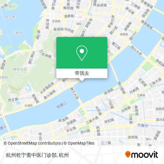 杭州乾宁斋中医门诊部地图
