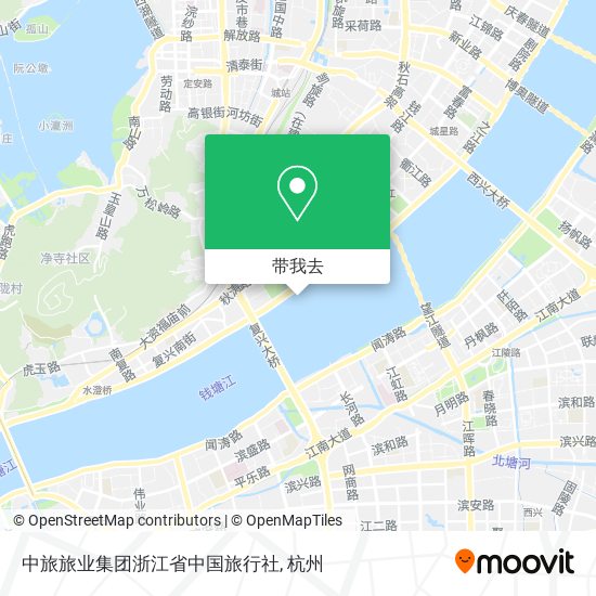 中旅旅业集团浙江省中国旅行社地图