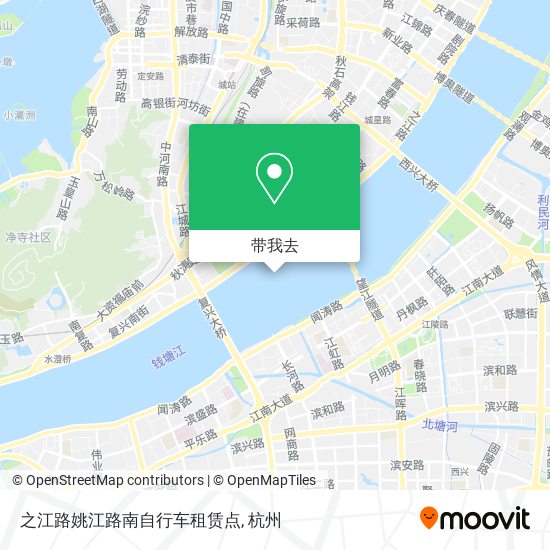 之江路姚江路南自行车租赁点地图