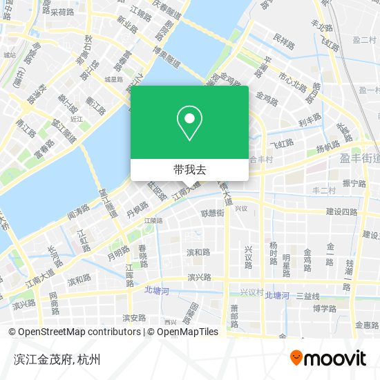 滨江金茂府地图