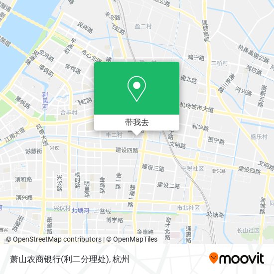 萧山农商银行(利二分理处)地图