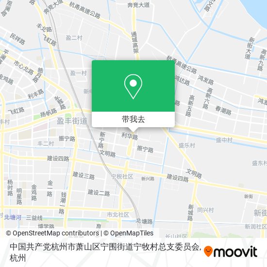 中国共产党杭州市萧山区宁围街道宁牧村总支委员会地图