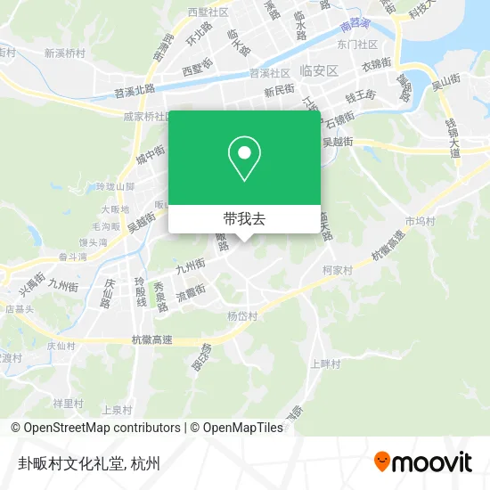 卦畈村文化礼堂地图