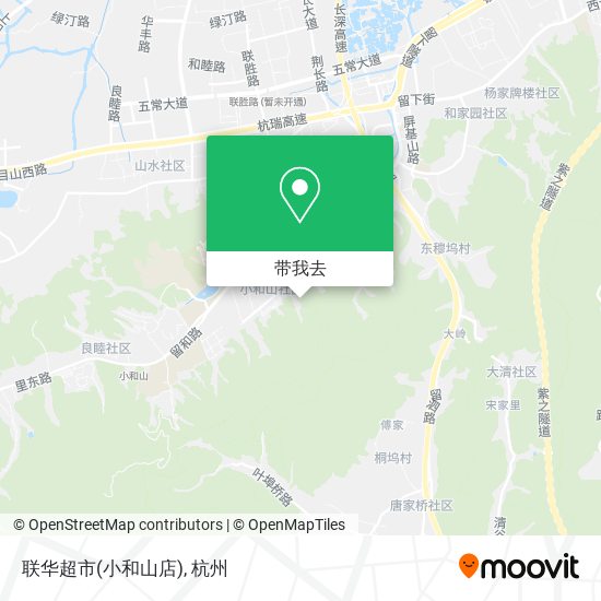 联华超市(小和山店)地图