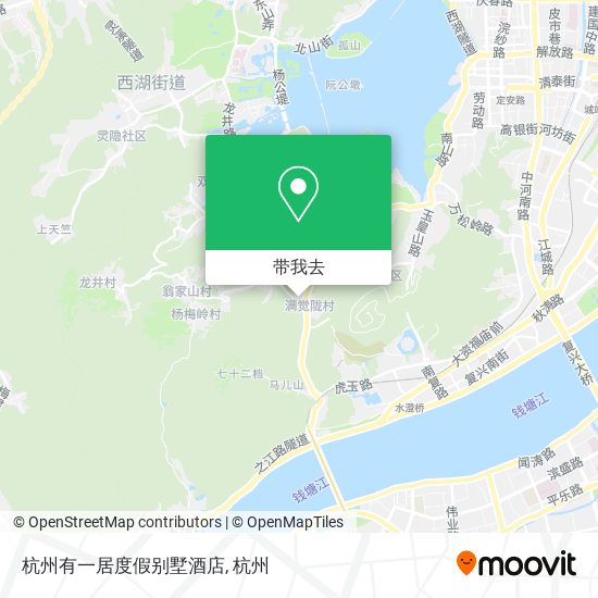 杭州有一居度假别墅酒店地图