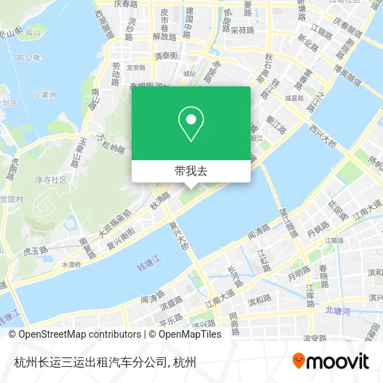 杭州长运三运出租汽车分公司地图
