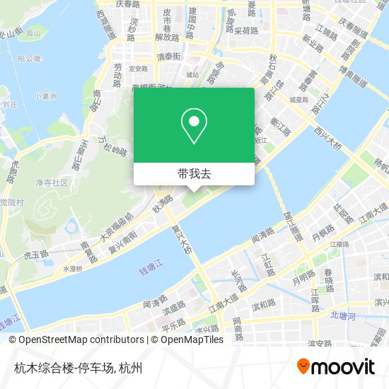 杭木综合楼-停车场地图