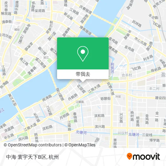 中海·寰宇天下B区地图