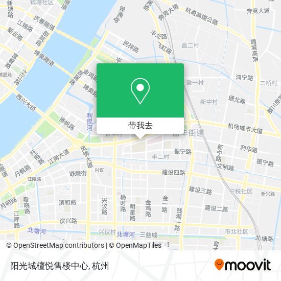 阳光城檀悦售楼中心地图