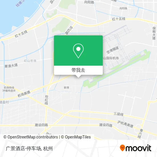 广景酒店-停车场地图