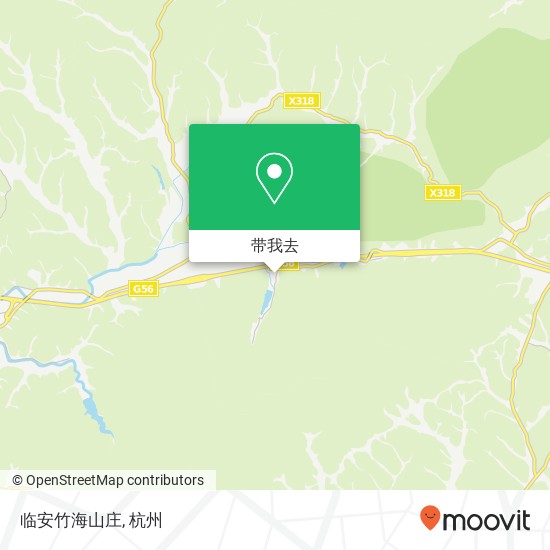 临安竹海山庄地图