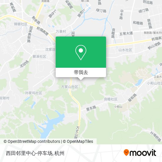 西田邻里中心-停车场地图